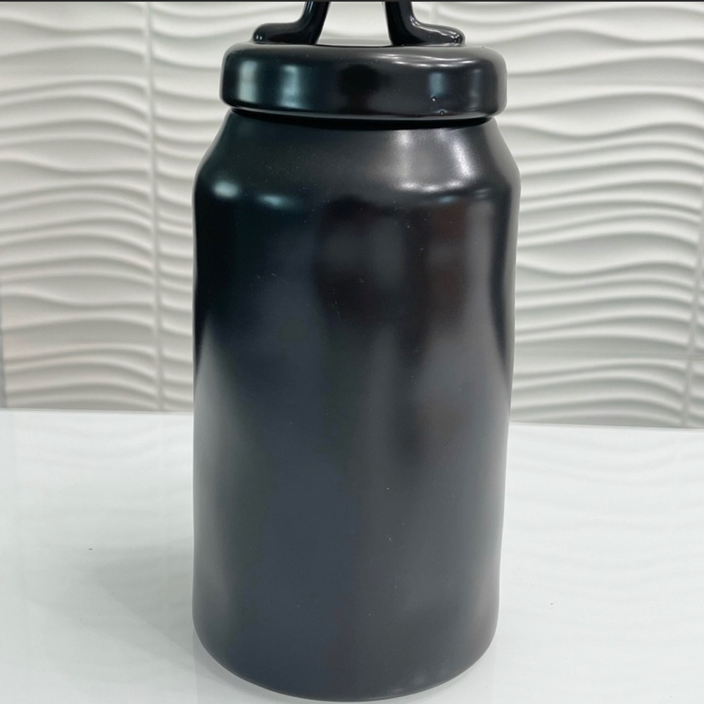 Rae Dunn TRICK OR TREAT Black Canister 🖤 - Picture 4 of 5